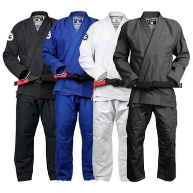 Gold BJJ Foundation Gi - Pearl Weave Jiu Jitsu Gi for Men and Women - IBJJF Competition Legal BJJ Gi (Grey, A2)