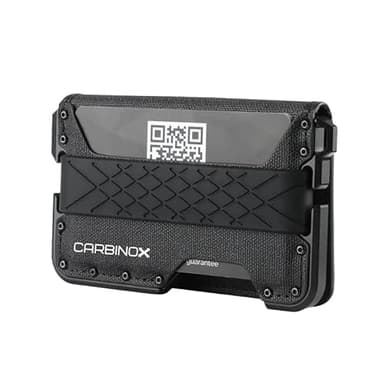 CARBINOX Smart Wallet Pro RFID & NFC Blocking, Slim Minimalist Design, Water-Resistant PU Cover