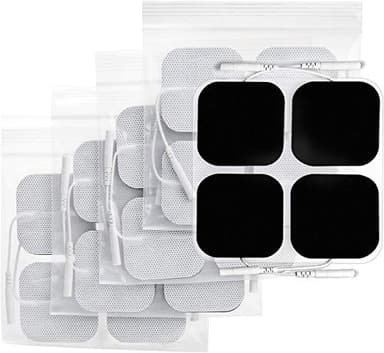 AUVON TENS Unit Pads Electrode Patches with Upgraded Self-Stick Performance and Skin-Friendly Design for Electrotherapy