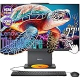 Lenovo ThinkCentre 27" All-in-One Desktop • Touchscreen • Full HD Display • 32GB DDR5 RAM • 1TB SSD • HDMI (in & Out) • 13th 8-Core i5 Processor • Wireless Charging • Windows 11 Pro