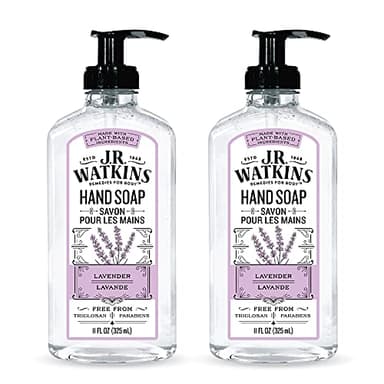 J. R. Watkins Liquid Hand Soap - Lavender - 11 Fl Oz (Pack of 2)