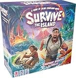 Survive The Island Board Game (2024 Edition) - Thrilling Escape Adventure with New Monsters! Fun Strategy Game for Kids & Adults, Ages 8+, 2-5 Players, 45 Minute Playtime, Made by Zygomatic