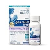 Mommy's Bliss Gas Relief Drops Bottle, Simethicone Drops for Infants, Relieves Stomach Discomfort, Safe & Gentle, Ginger Flavor, 1 Fl Oz (Pack of 1)