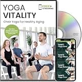 Yoga Vitality - Chair Yoga For Seniors, Older Adults, and Absolute Beginners | Made For Healthy Aging, Improved Mobility, Joint Health, Balance, Pain Relief, and Injury Prevention | 4 Levels