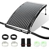 Fuairmee Solar Pool Heater, Solar Pool Heater for Above Ground Pool, Thickened Panel 113x69 cm, Solar Heater for Above Ground Pool, Includes 2 Adapters, 2 Hoses & Clamps, 2 Plumbers Tapes