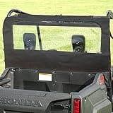 QYMOTO Pioneer 700 Rear Window,Soft Rear Windshield with Zipper-open Window for Honda Pioneer 700, 700-4 Dust Stopper