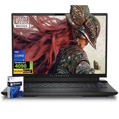 Dell Alienware M18 R2 Gaming Laptop, NVIDIA RTX 4090 16GB GDDR6, Intel i9 14900HX, 18" 2.5K QHD+ (2560x1600) 165Hz 3ms, 64 GB DDR5, 2 TB SSD, WiFi 7, Bluetooth 5.4, Windows 11 Pro