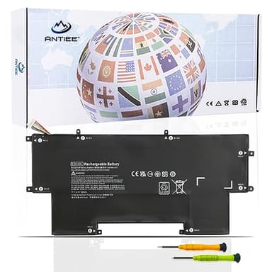 ANTIEE EO04XL E004XL Laptop Battery Replacement for HP EliteBook Folio G1 Series Notebook E004XL HSTNN-173C HSTNN-I73C HSTNN-IB71 HSTNN-IB7I 827927-1B1 827927-1C1 828226-005 E0O4XL 7.7V 38Wh