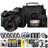 Panasonic Lumix S5 IIX Mirrorless Camera with 20-60mm Lens (DC-S5M2XKK) + 2 x 64GB Memory Card + Filter Kit + Color Filter Kit + Corel Photo Software + 2 x DMW-BLK22 Battery + Bag + Charger + More