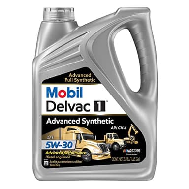 Mobil Delvac 1 Advanced Full Synthetic Diesel Engine Oil 5W-30, 1 Gal