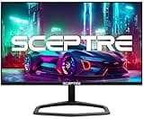 Sceptre New 24.5-inch Gaming Monitor 240Hz 1ms DisplayPort x2 HDMI x2 100% sRGB AMD FreeSync Premium Build-in Speakers, Machine Black 2024 (E255B-FWD240 Series)