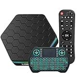 Android TV Box 12.0, 6K TV Box 4GB 64GB T95Z Plus Android TV Box 2025 H618 Quad Core Support WIFI6 6K 4K with 2.4/5G WiFi BT5.0 Ethernet 100M HDR10 TV Box Android with Mini Wireless Keyboard