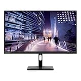 Lenovo N27p Monitor, 27" IPS Display, 4K Resolution, 62Hz, HDR400, USB-C- TÜV Low Blue Light, Height Adjustable Stand, NearEdgeless Design