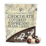 Chocolate Covered Espresso Coffee Beans | 2-Pound Bag | Tri-Colored Blend Candy | Dark, Milk, White