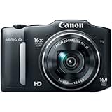 Canon PowerShot SX160 is 16.0 MP Digital Camera with 16x Wide-Angle Optical Image Stabilized Zoom with 3.0-Inch LCD (Black) (Renewed)