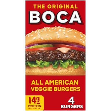 BOCA All American Veggie Burgers, 4 ct Box
