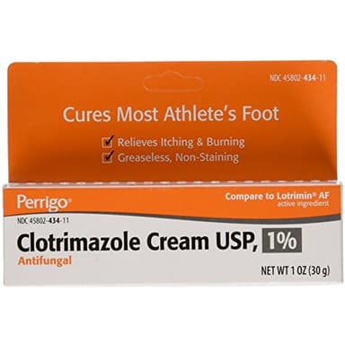 Clotrimazole Cream 1 Oz. Athlete's Foot