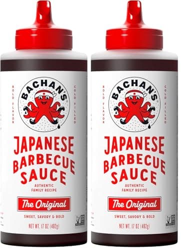 Bachan's Japanese Barbecue Sauce, Original, 17 Oz, Non GMO, No Preservatives, Vegan, BPA free, BBQ Sauce for Chicken, Beef, Pork, Noodles, and More (Pack of 2)