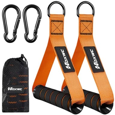 HOXWC Cable Handles Gym Equipment, Heavy Duty Resistance Band Handles, Replacement Exercise Handles for Cable Machine, Pulley System, Strength Trainer, Pull Down Workout, Home Gym Cable Attachments