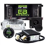 MODZ Eco Battery 48V - 105AH Skinny Lithium Battery Bundle for EZGO TXT Golf Carts (Add 12v Converter)