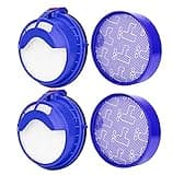 Goodsby 4 Pack Replacement Pre-Motor Filter & Post Motor HEPA Filter for Dyson DC25 Animal Ball Vacuum Cleaner Part # 919171-02 & 916188-06