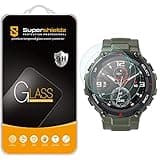 Supershieldz (3 Pack) Designed for Amazfit T-Rex and Amazfit T-Rex Pro Tempered Glass Screen Protector, Anti Scratch, Bubble Free