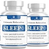 Relaxation Sleep Aid, Natural Non-Habit Forming, Sleep Supplement Developed to Support for Longer & Better Sleep, Chamomile, Magnesium, Melatonin, Ashwagandha, GABA, Drug-Free (120 Count)