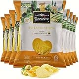 Tuscanini Ripples Potato Chips Made with 100% Olive Oil 1 oz (8 Pack) 30% Less Fat, Product of Italy, Kosher for Year Round use incl. Passover