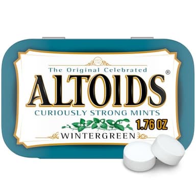 ALTOIDS Wintergreen Mints Singles Size 1.76-Ounce Tin