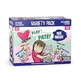 Weruva B.F.F. Play - Best Feline Friend Paté Lovers, Aw Yeah!, Paté Partay! Variety Pack, 3oz Pouch (Pack of 12)