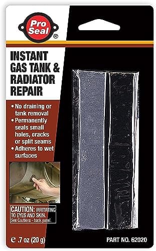 ProSeal Instant Gas Tank & Radiator Repair, 1 oz – Steel-Reinforced Epoxy Putty, Permanently Seals Small Holes, Cracks & Split Seams, Adheres to Wet Surfaces