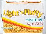 Light 'N Fluffy Medium Egg Noodles, 12 Ounce