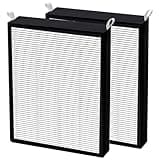47001 47002 47003 HEPA/Carbon Combo Filter Replacement for NUWAVE OxyPure 47001 47002 47003 47004 47005 and 47006 Whole House Air Purifiers, H13 True HEPA with High efficiency Activated Carbon, 2 Pack