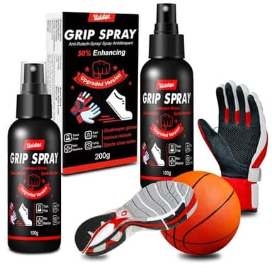 Vividye Grip Spray, 7oz Edge Traction Spray for Athlete, Enhanced Court Performance ＆ Anti-Slip Traction for Basketball Shoe Bottom, Football Gloves, Golf, Tennis, Pickleball, Non Toxic, Fast Drying