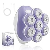 Bartrimber 7D Electric Razor for Women: Fast & Painless Full-Body Shaver for Legs & Face – Waterproof Hair Remover with Light & Travel Cover – Wet/Dry Use, Smooth Close Shave, Birthday Mother’s Gift