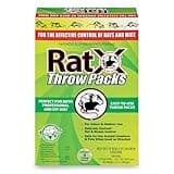 RatX Throw Packs- for All Species of Rats and Mice Safe Around Pets