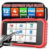 LAUNCH CRP129E V2.0 Elite 2025 OBD2 Scanner, FCA AutoAuth, 12 Reset, Oil/EPB/SAS/TPMS/BMS/Injector Coding, ABS Bleed, ABS SRS Transmission Engine Code Reader, Lifetime Free Update Scan Tool, Auto VIN