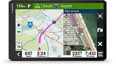 Garmin RV 1095, Extra-Large, Easy-to-Read 10” GPS Navigator, Custom Routing, High-Resolution Birdseye Satellite Imagery, Directory of Parks and Services, Landscape or Portrait View Display