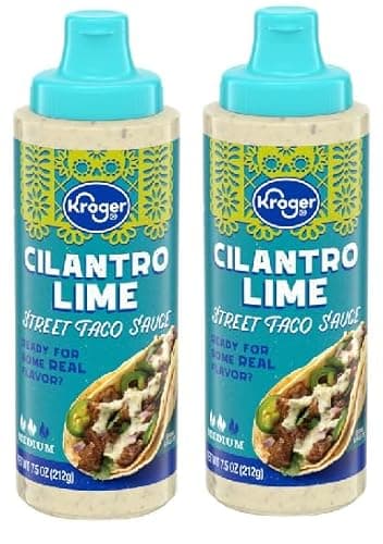 Medium Cilantro Lime Street Taco Sauce (2 Bottles, 7.5 fl. oz. Each)