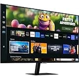 SAMSUNG 27" M50C Series FHD Smart Monitor w/Streaming-TV, 4ms, 60Hz, HDMI, HDR10, Watch Netflix, YouTube and More, IoT Hub, Mobile Connectivity, LS27CM502ENXGO, Black
