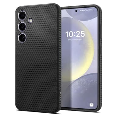 Spigen for Galaxy S24 Case, Liquid Air [No Magnet Ring] [Military-Grade Protection] - Matte Black