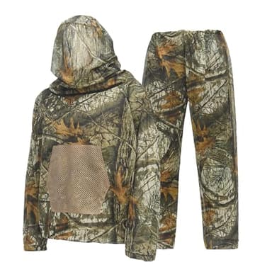 LOOGU Mosquito Suits, Net Bug Pants & Jacket Hood Sets - Ultra-fine Mesh - With Fishing, Hiking, Camping and Gardening