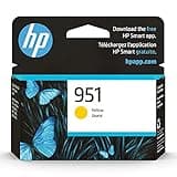 HP 951 Yellow Ink Cartridge | Works with HP OfficeJet 8600, HP OfficeJet Pro 251dw, 276dw, 8100, 8610, 8620, 8630 Series | Eligible for Instant Ink | CN052AN