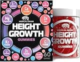Height Growth Increase Gummies Vitamins, Grow Tall Supplement, Calcium, Magnesium, Zinc, Ashwagandha, Glucosamine Multivitamin for Teens, Kids, Adults