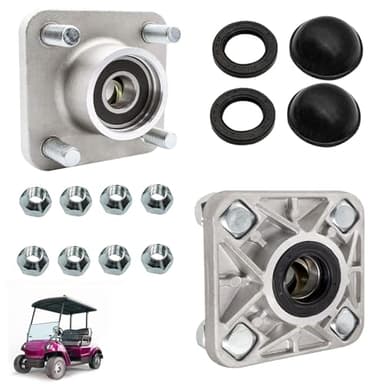 DRIVE UP 2 PCS Golf Cart Front Wheel Hubs Fits for Yamaha G2/G8/G9/G14/G16/G19/G22/G29 Drive Golf Carts, OEM JG5-WF511-10-00 JG5-WF511-00