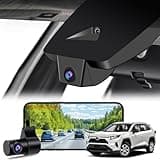 KuTaiTai Front 4K & Rear 1080P Dash Cam for Toyota RAV4 2022 2023 2024 2025 LE Limited SE Adventure XLE Premium XSE (Model B) with Vent Hole, OEM Look, WiFi&APP, G-Sensor, Loop Recording, 128GB Card