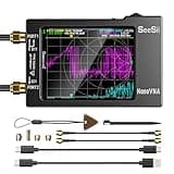 SeeSii Nanovna-H Vector Network Analyzer,Upgraded HW3.6 10KHz-1.5GHz MF HF VHF UHF Antenna Analyzer, Measuring S Parameters, Voltage Standing Wave Ratio,Phase,Delay,Smith Chart,Support Data Storage