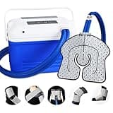FUPTOS Cold Therapy Machine, Ice Machine for Knee and Shoulder After Surgery, Digital Timer & Quiet Pump, Cryotherapy Machine with Universal Ice Pad for Knee, Shoulder, Hip, Leg and Hip