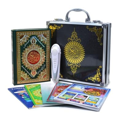 Quran Pen with Multilingual Recitation - 25 Reciters, 16GB Digital Rechargeable Quran Reading Pen, Aluminum Gift Box - Perfect Muslim Gift for Ramadan, Eid, or Any Occasion