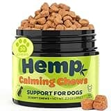 Zingly Hemp Calming Chews for Dogs Calming Treats Chews - Anxiety Relief Treats, Separation Anxiety Relief for Dogs Calming Treats Pet Calming Care Chews for Anti Anxiety Dogs, Beef, 30 Counts